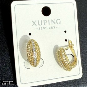 Сережки Xuping14К 10900 (1.5см)